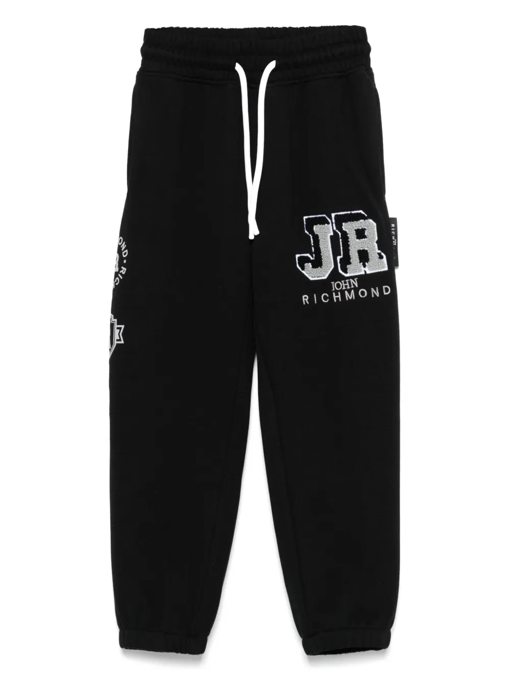 John Richmond Junior Trainingsbroek met geborduurd logo Zwart