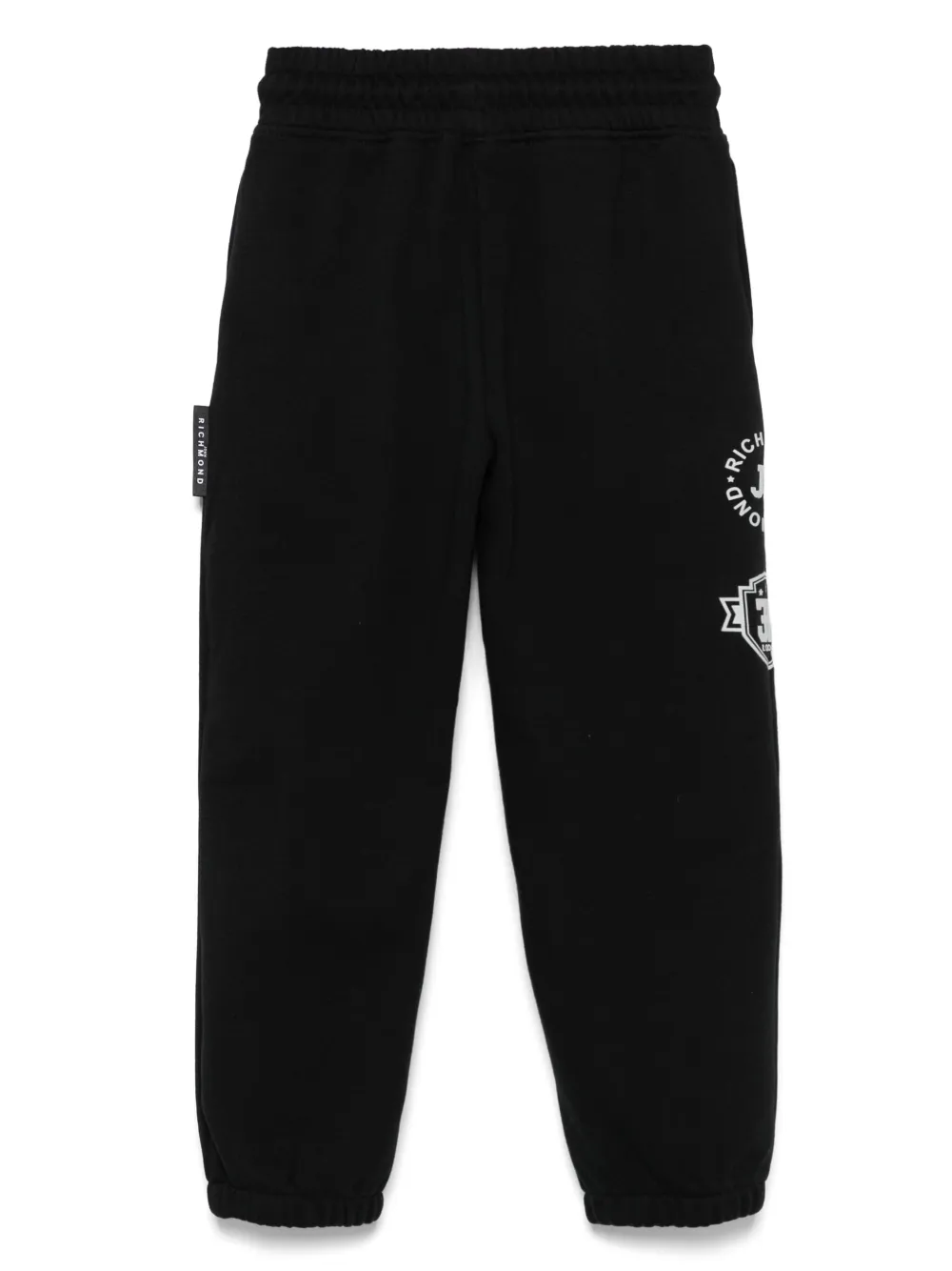 John Richmond Junior Trainingsbroek met geborduurd logo Zwart