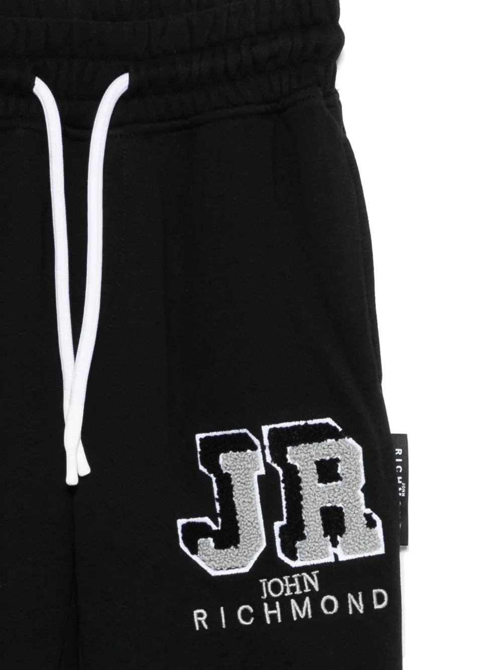 John Richmond Junior Trainingsbroek met geborduurd logo Zwart