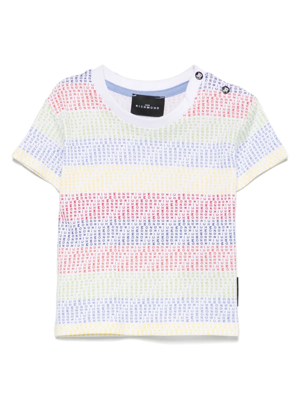 John Richmond Junior T-shirt met logoprint Wit