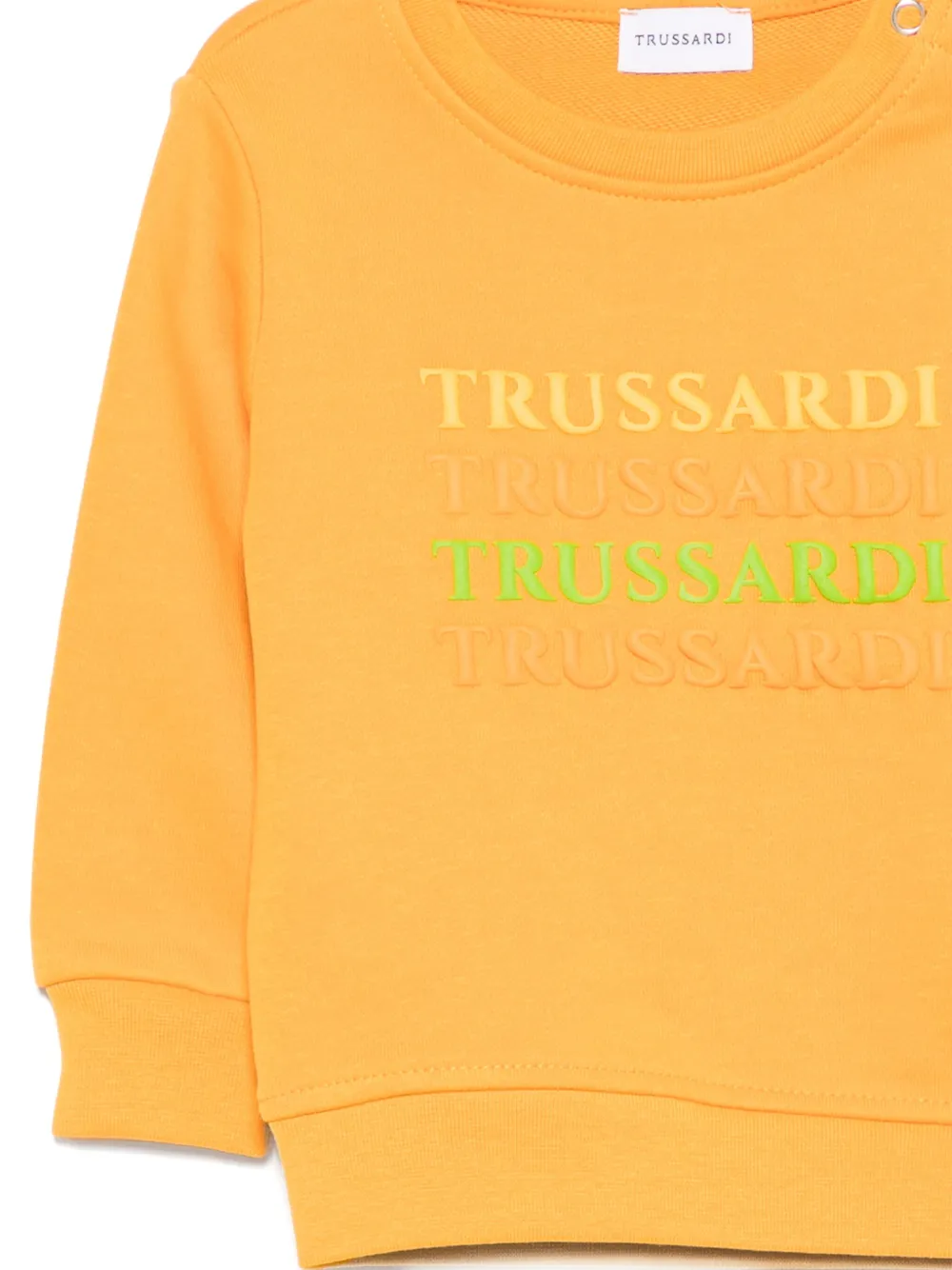 TRUSSARDI JUNIOR Sweater met logo Oranje