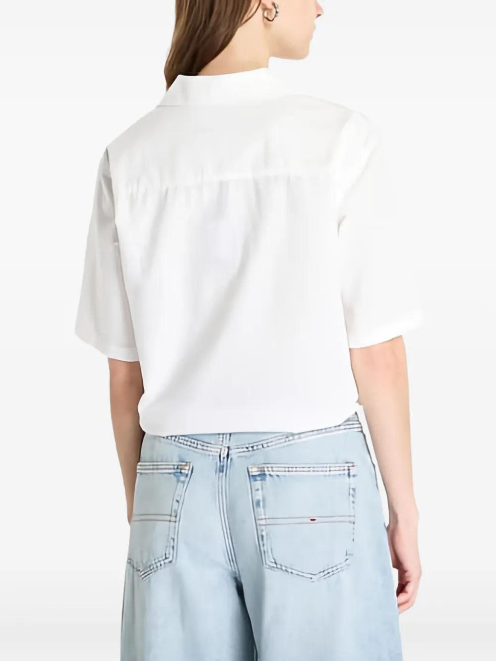 Tommy Jeans Blouse met logo Wit