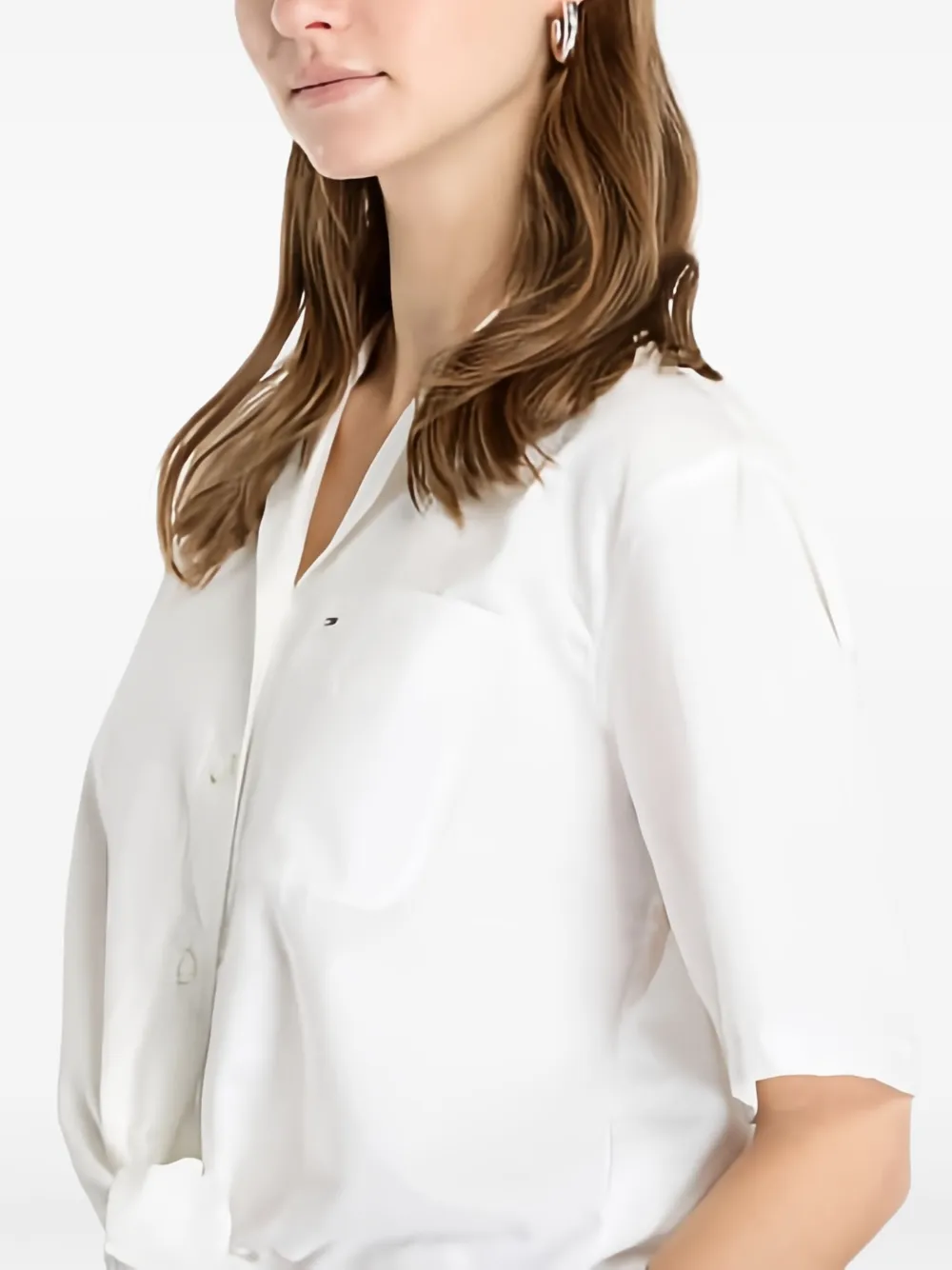 Tommy Jeans Blouse met logo Wit