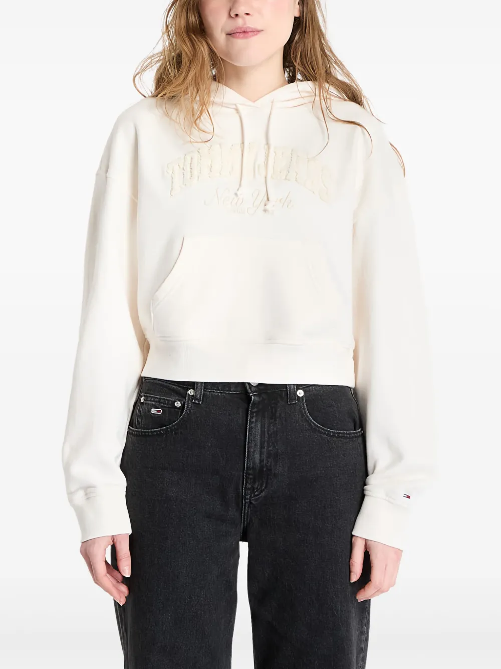 cropped hoodie