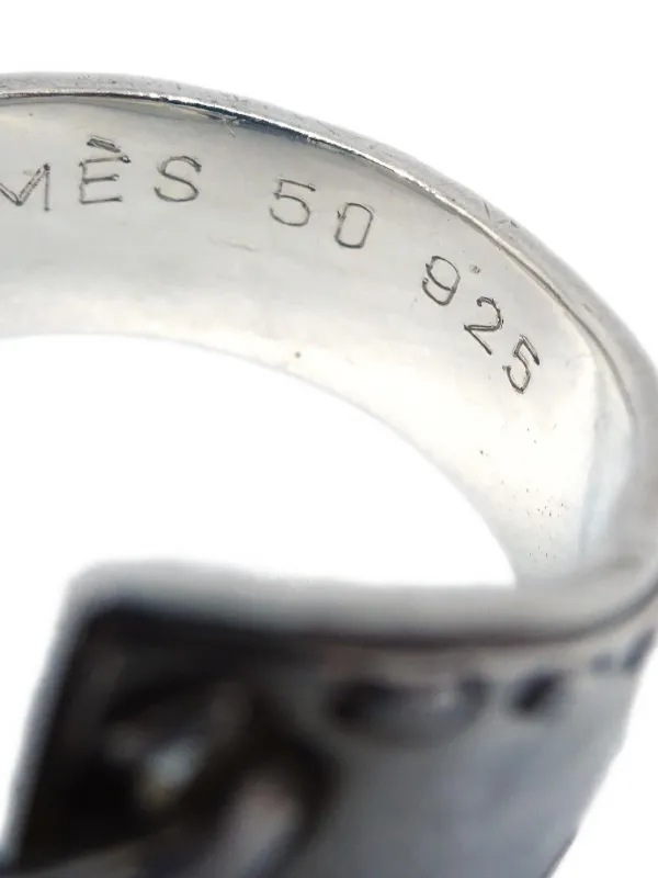 Hermès Pre-Owned 1990-2000s Mexico Ring | Silver | FARFETCH OM