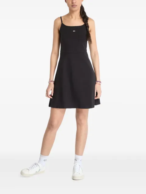 Tommy Jeans logo-embroidered mini dress