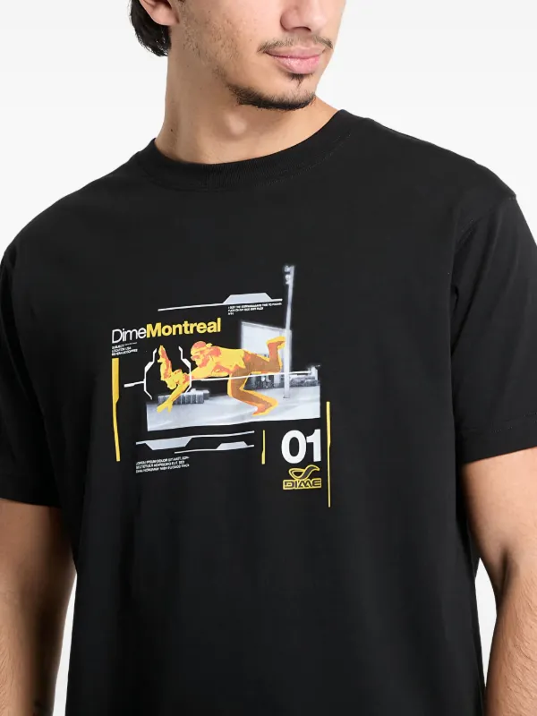 DIME Tシャツ Dime One Step Beyond Tシャツ | ブラック | FARFETCH JP