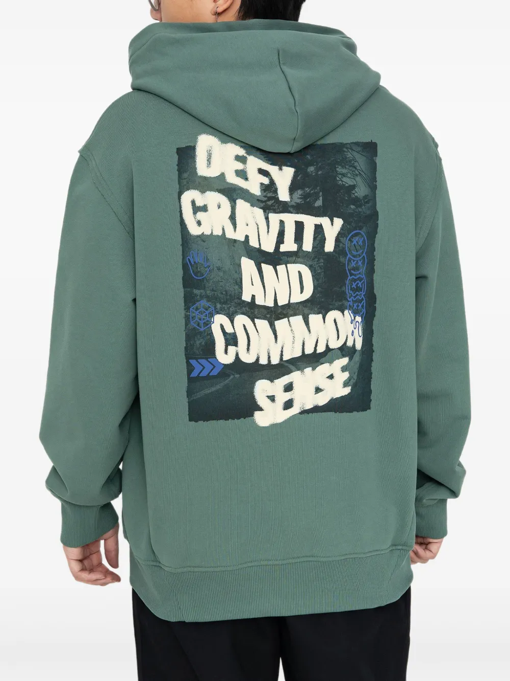 The North Face Heritage hoodie Groen