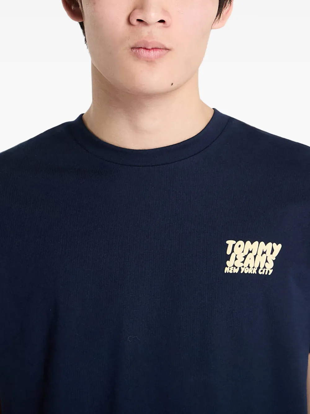 Tommy Jeans Graphic-print T-shirt In Blue