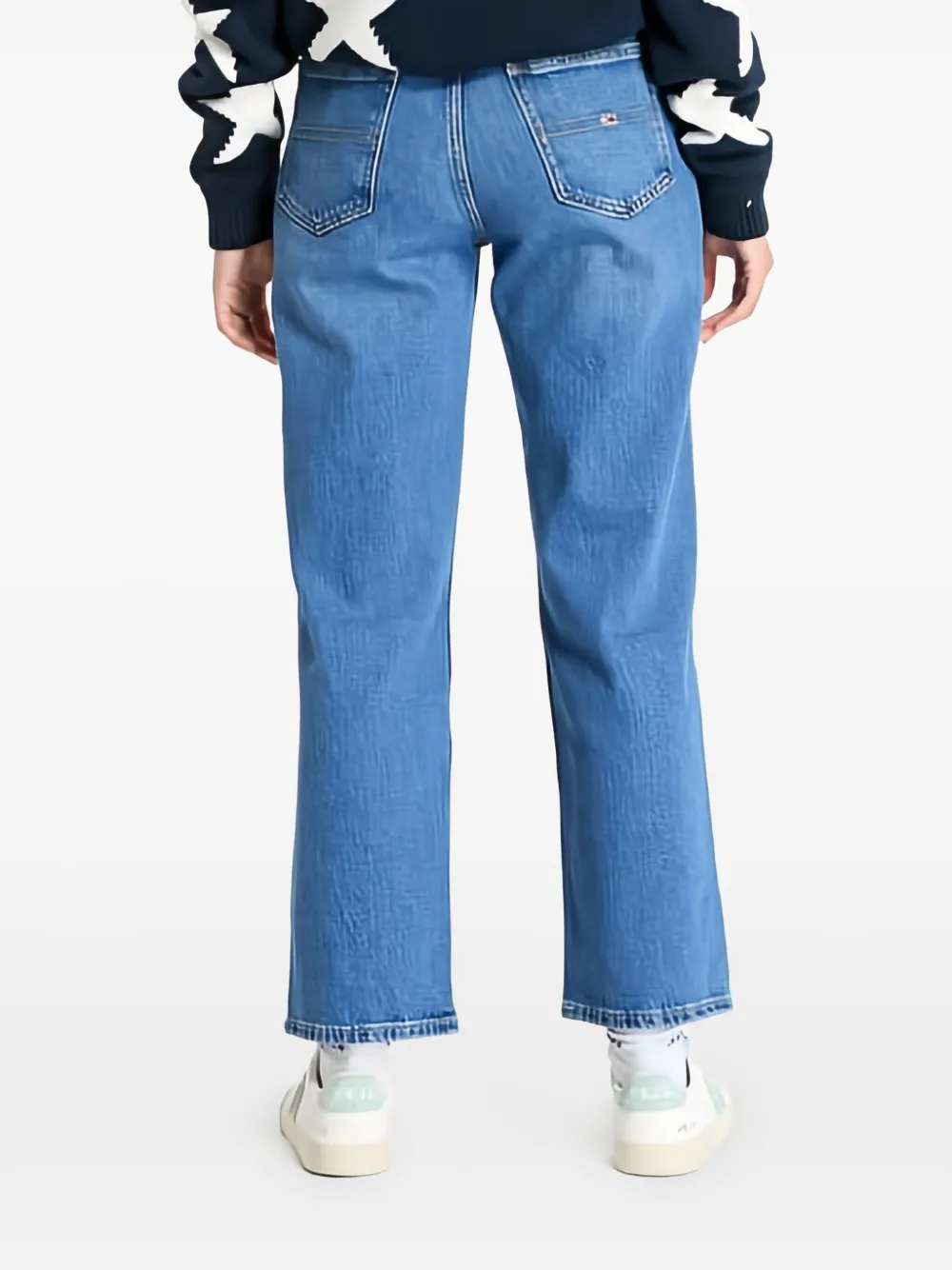 Tommy Jeans Layla high-waist straight jeans Blauw