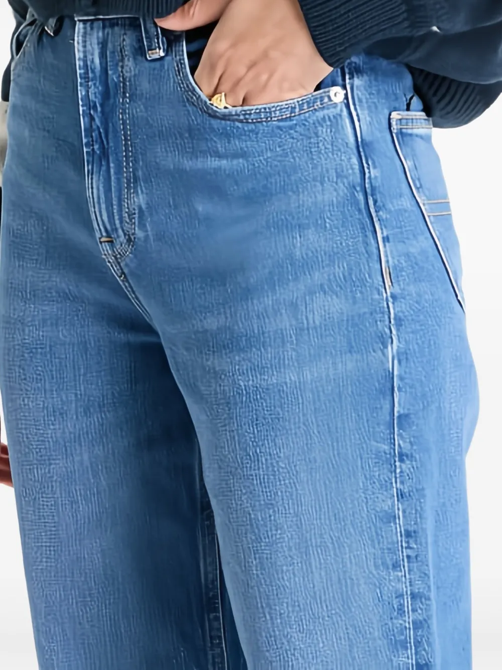 Tommy Jeans Layla high-waist straight jeans Blauw