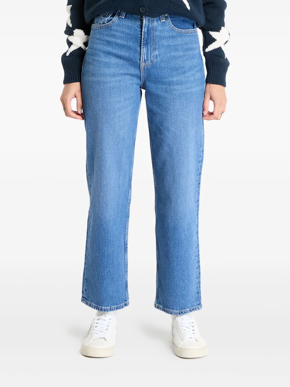 Layla high-rise straight jeans