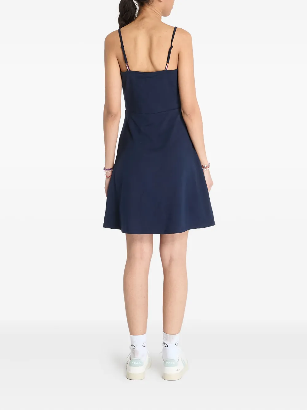 Tommy Jeans Essential Strap Mini Dress In Blue