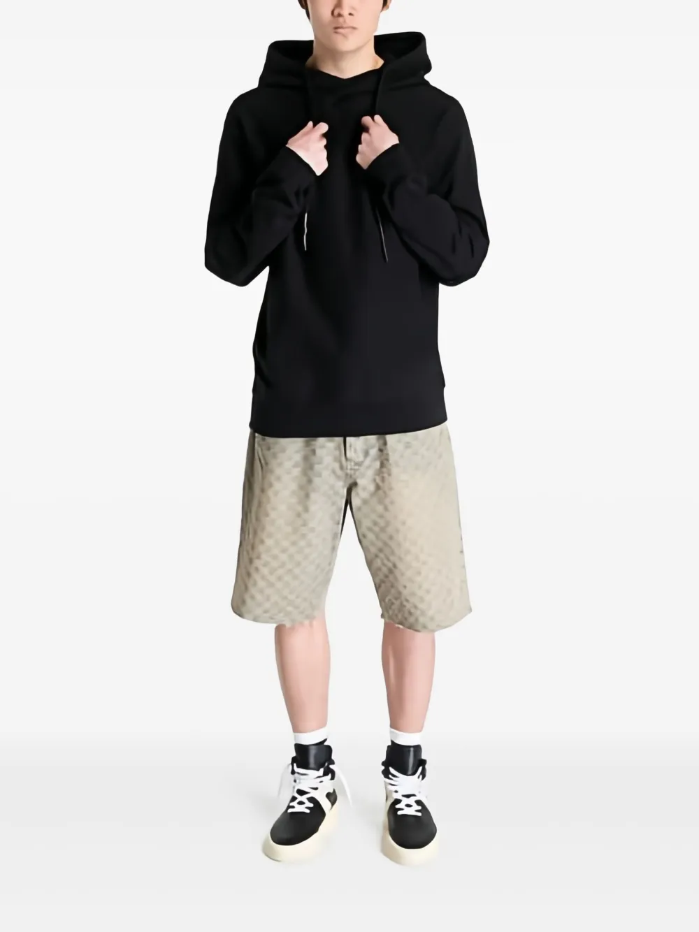 Reebok x 11 by Boris Bidjan Saberi katoenen hoodie Zwart