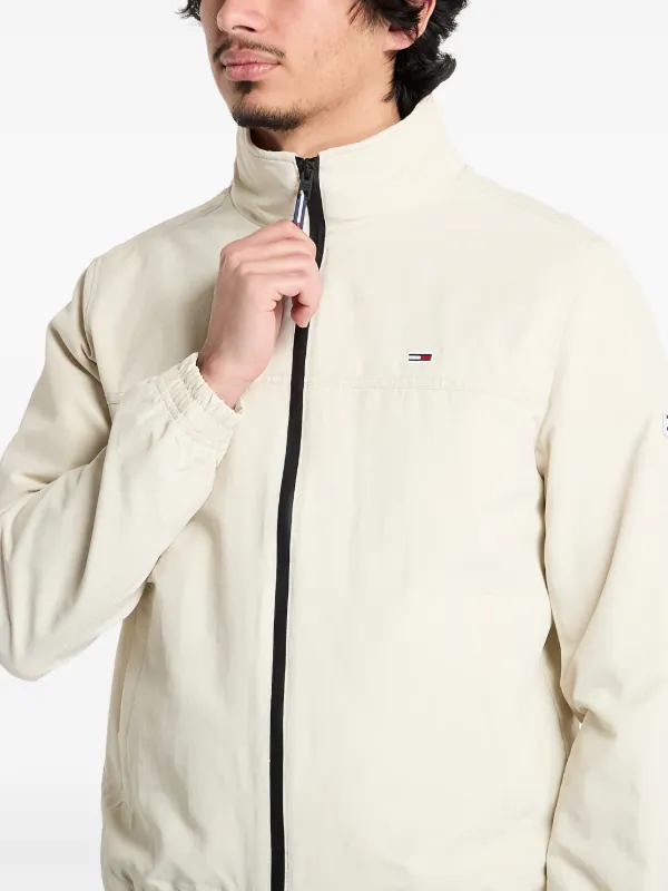 Tommy Jeans Essential Casual Bomber Jacket Neutrals FARFETCH KW