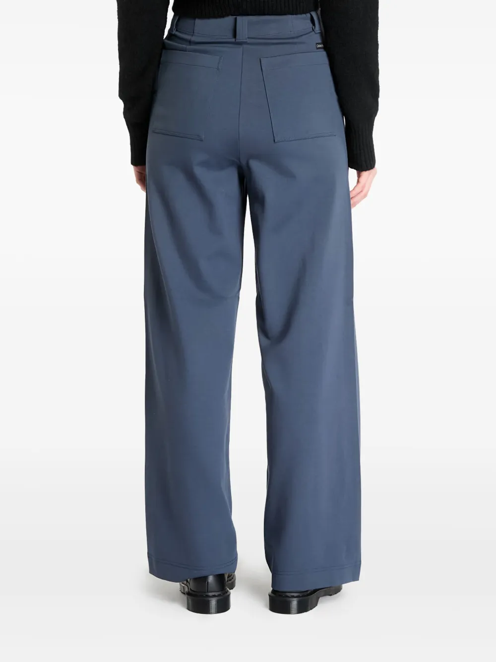 Calvin Klein High waist pantalon Blauw