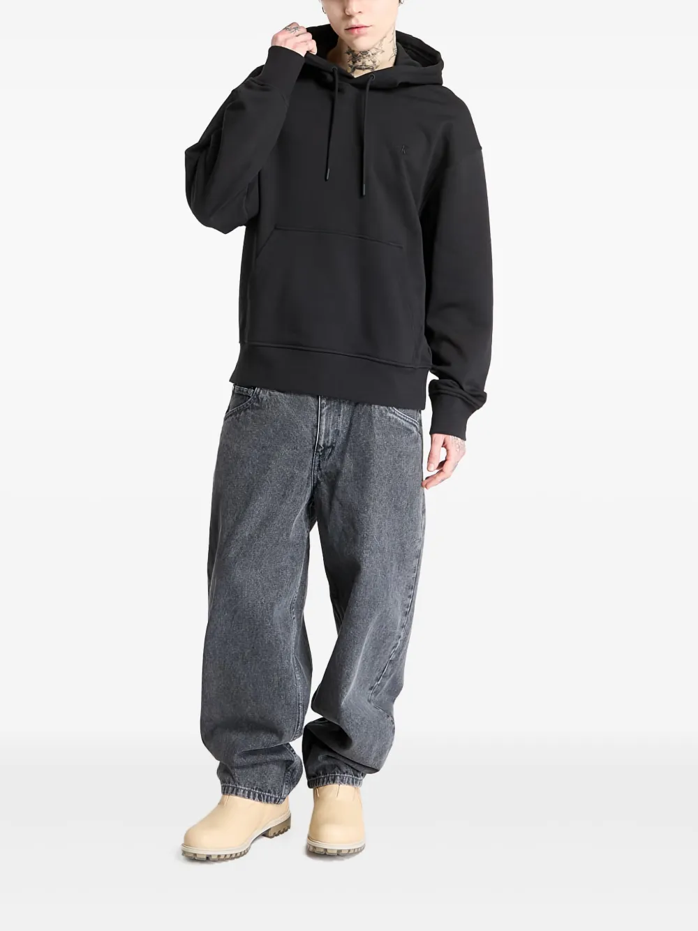 Calvin Klein Layered Monogram hoodie | Hoodies | Image 2