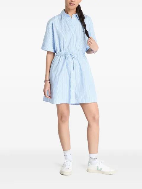 Tommy Jeans vestido camisero a rayas