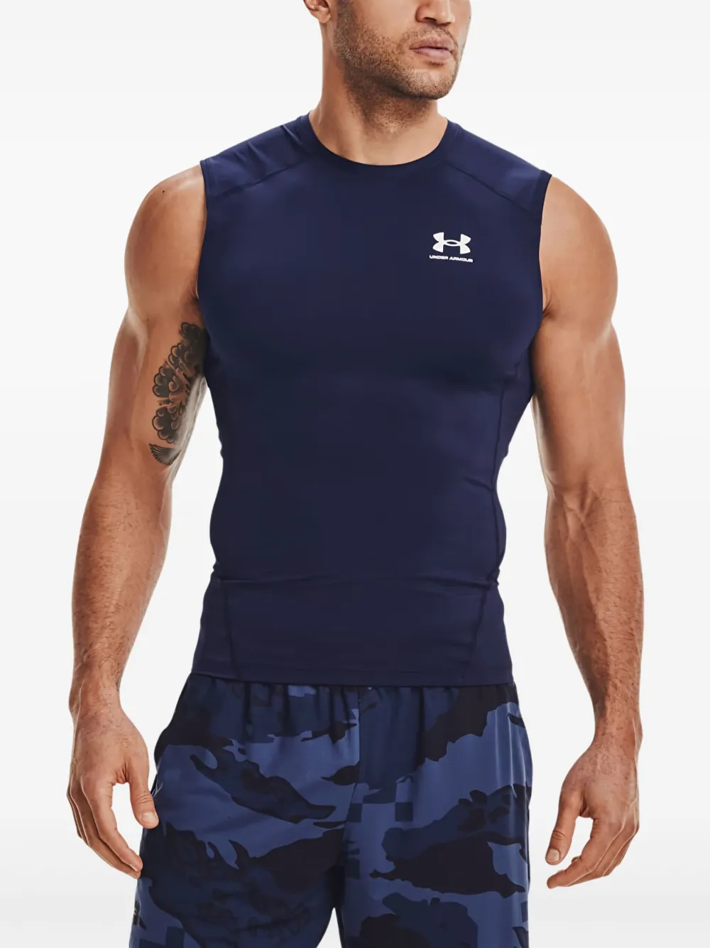 Under Armour logo-print tank top | Blue | Image 1