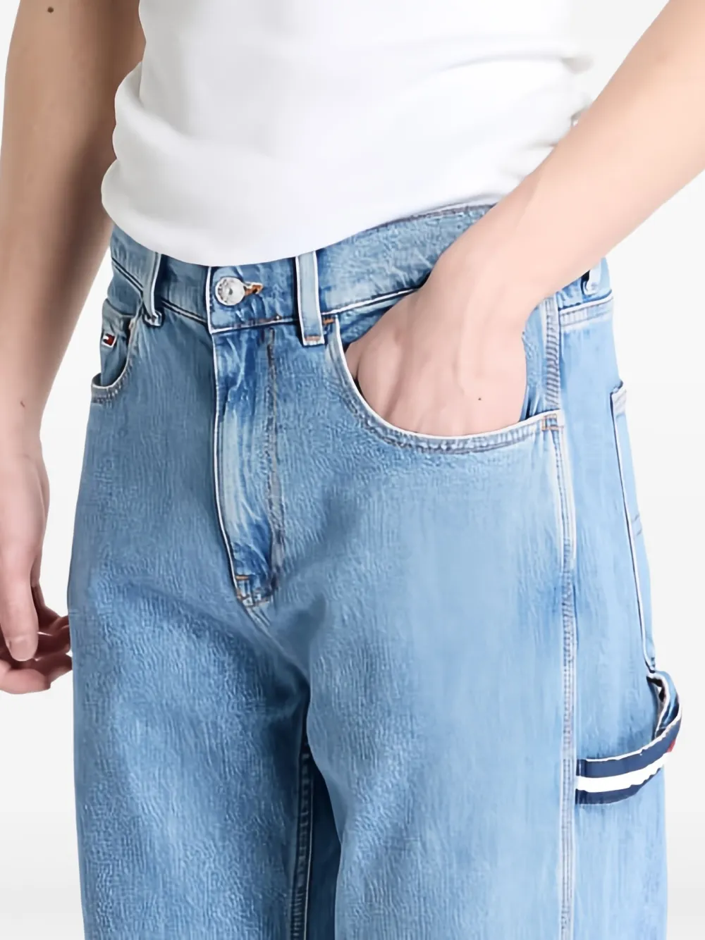 Tommy Jeans Jaimie straight jeans Blauw