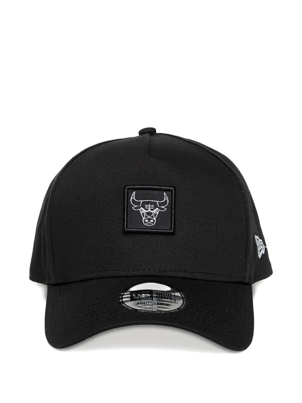 New Era Nba Chicago Bulls Cotton Baseball Cap In Black