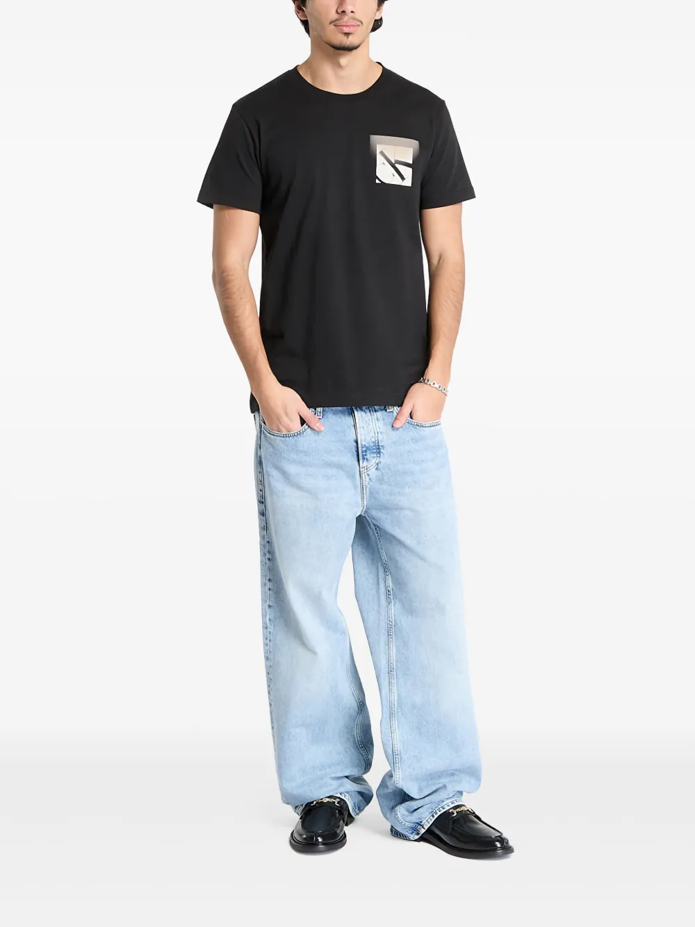 Calvin Klein Soft Box Monogram T-Shirt | T-Shirts | Image 2