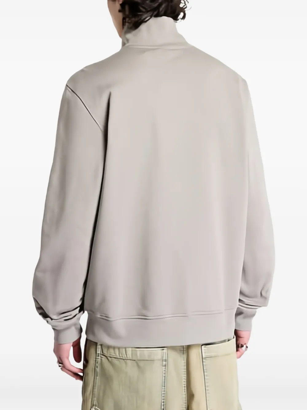 Diesel Ginni sweater met rits Grijs