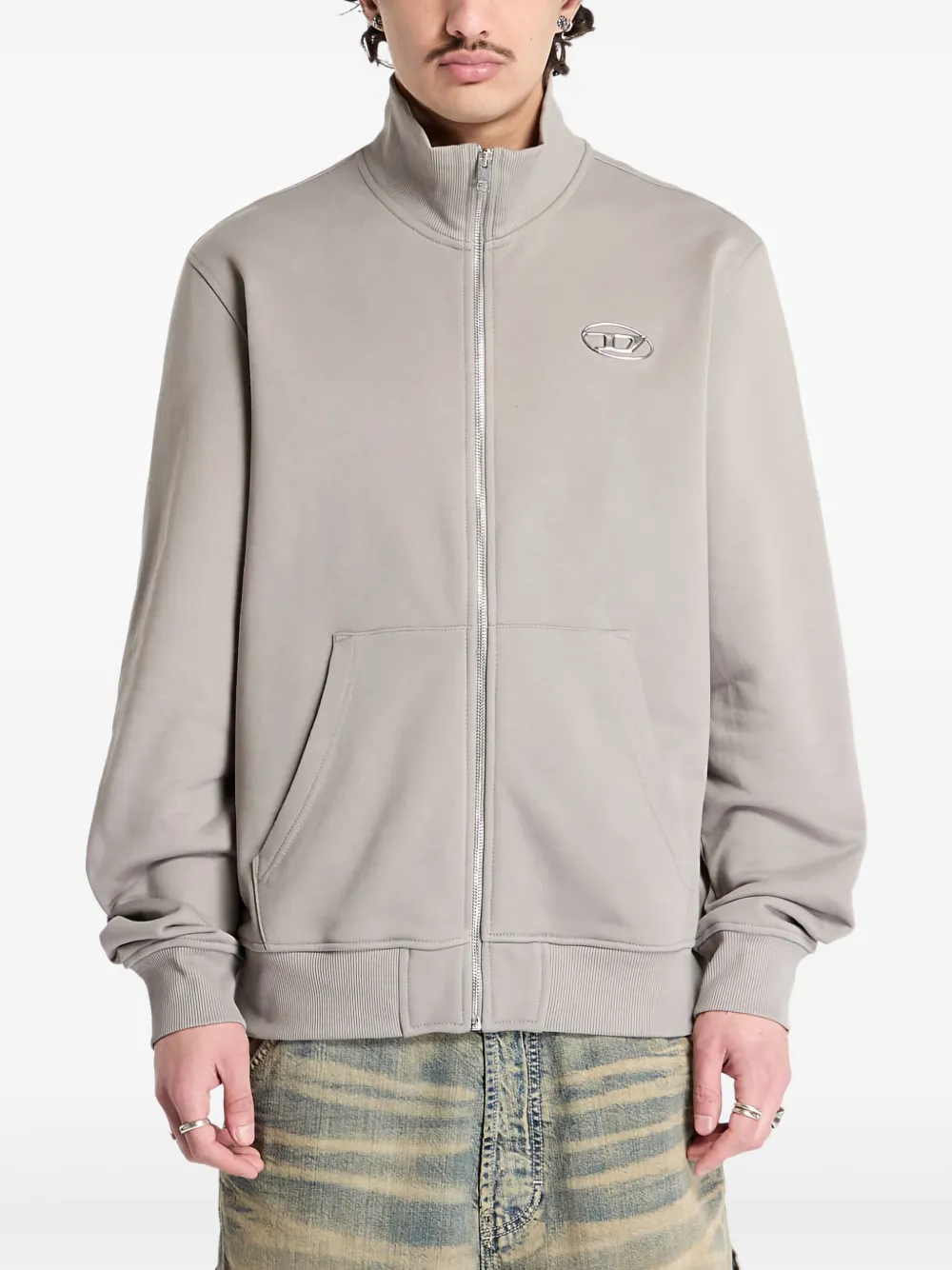 Diesel sweat Ginni à fermeture zippée | gris | Image 1