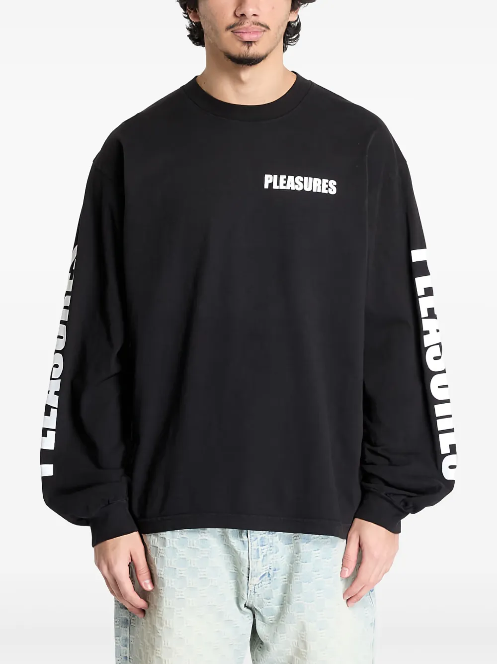 graphic-print long-sleeve t-shirt