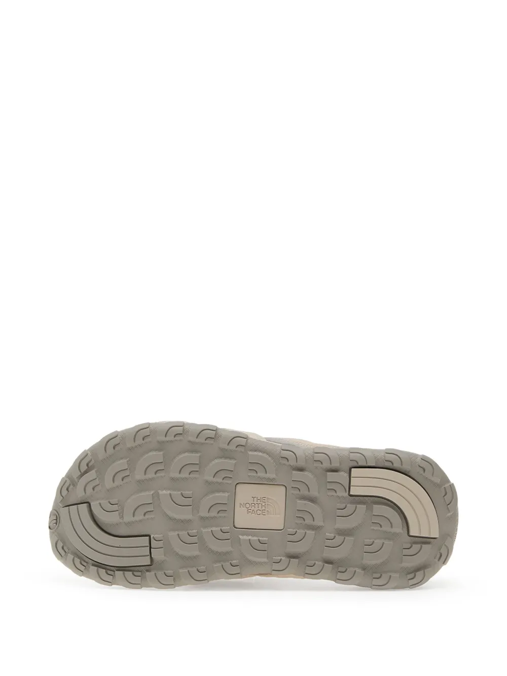 The North Face logo print slides Neutrals