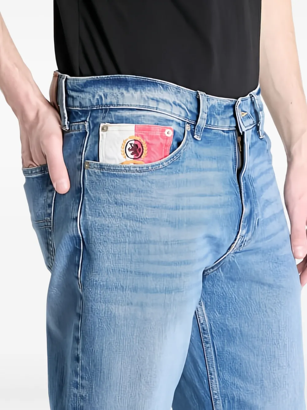 Tommy Jeans Ryan straight jeans Blauw
