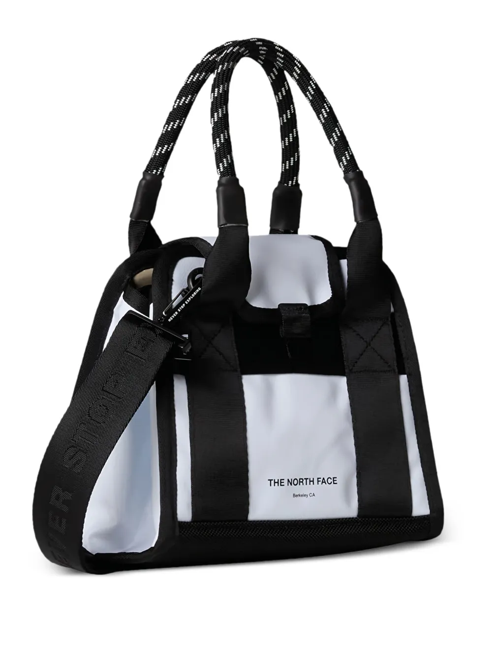 logo-print tote bag