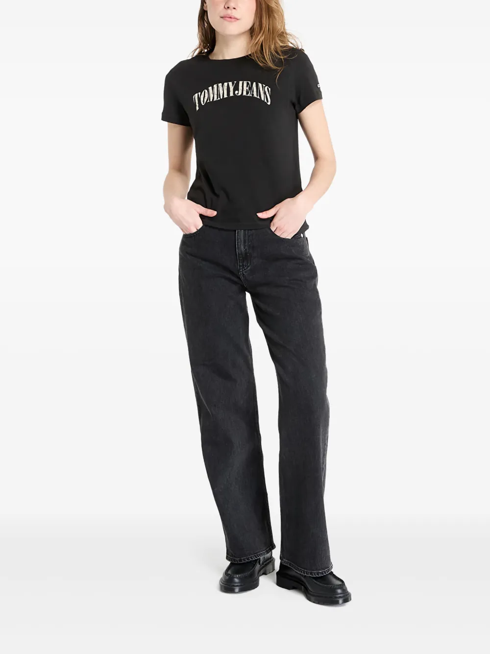 Tommy Jeans logo-print T-shirt | T-Shirts & Jersey Shirts | Image 2