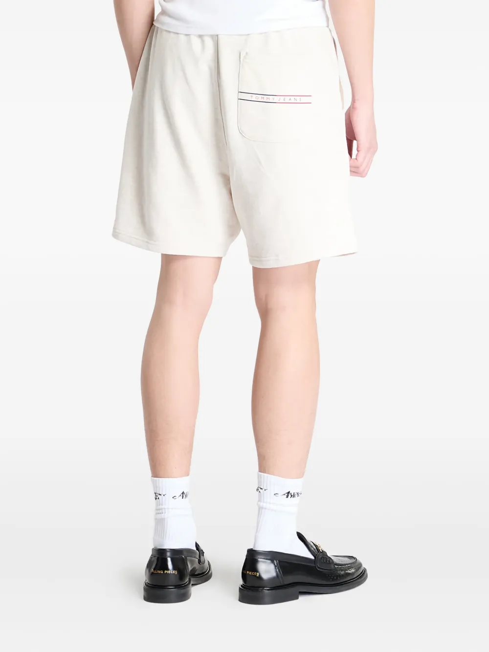 Tommy Hilfiger Trainingsshorts met trekkoord Beige