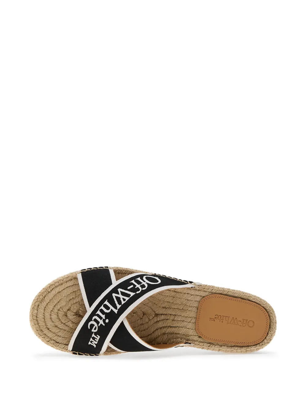 Off-White Criss-Cross espadrilles Black
