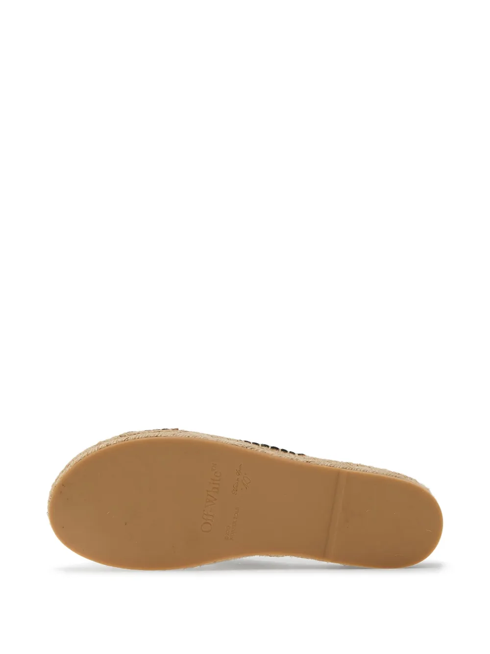 Off-White Criss-Cross espadrilles Black
