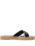 Off-White Criss-Cross espadrilles - Black