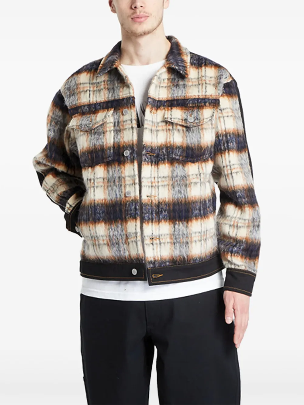 Pleasures Mental trucker jacket Zwart