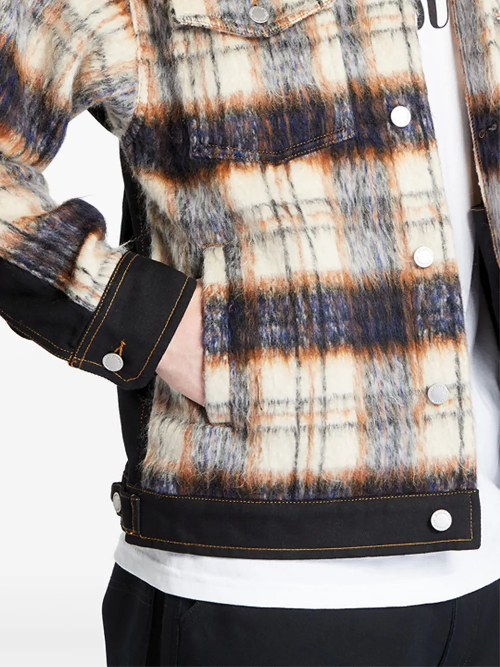 Pleasures Mental trucker jacket Zwart