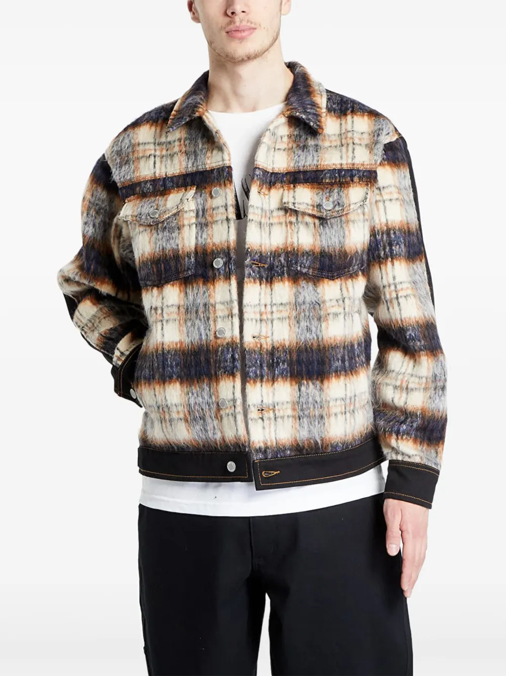 Pleasures Mental trucker jacket Zwart