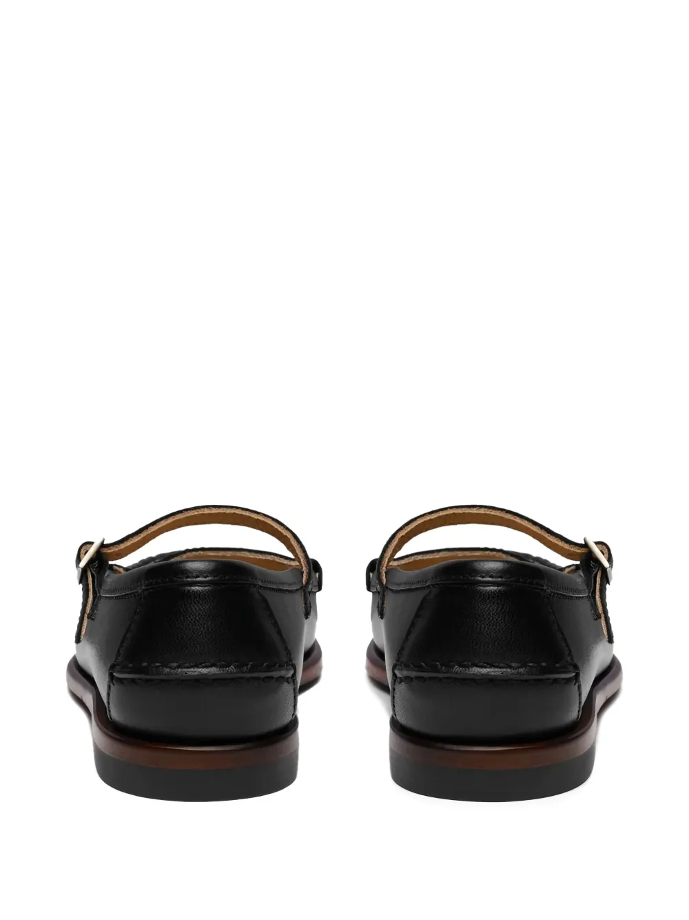 Sebago leather ballerina shoes Black