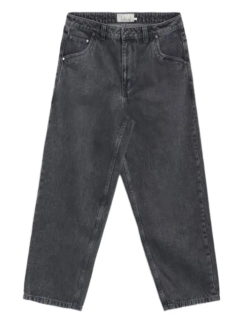 dime Jeans mit Logo-Patch