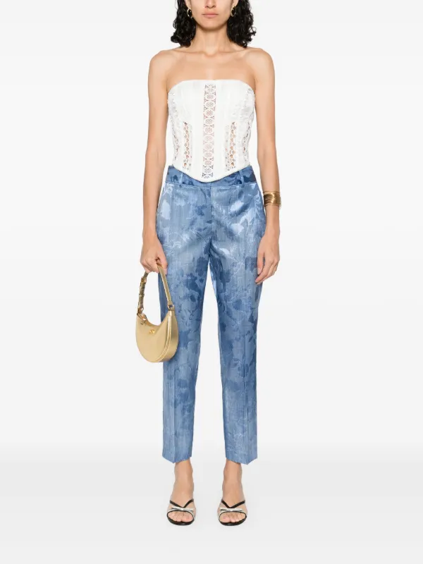 ERMANNO SCERVINO パンツ　ネイビー　イタリア製 Ermanno Scervino Official Store