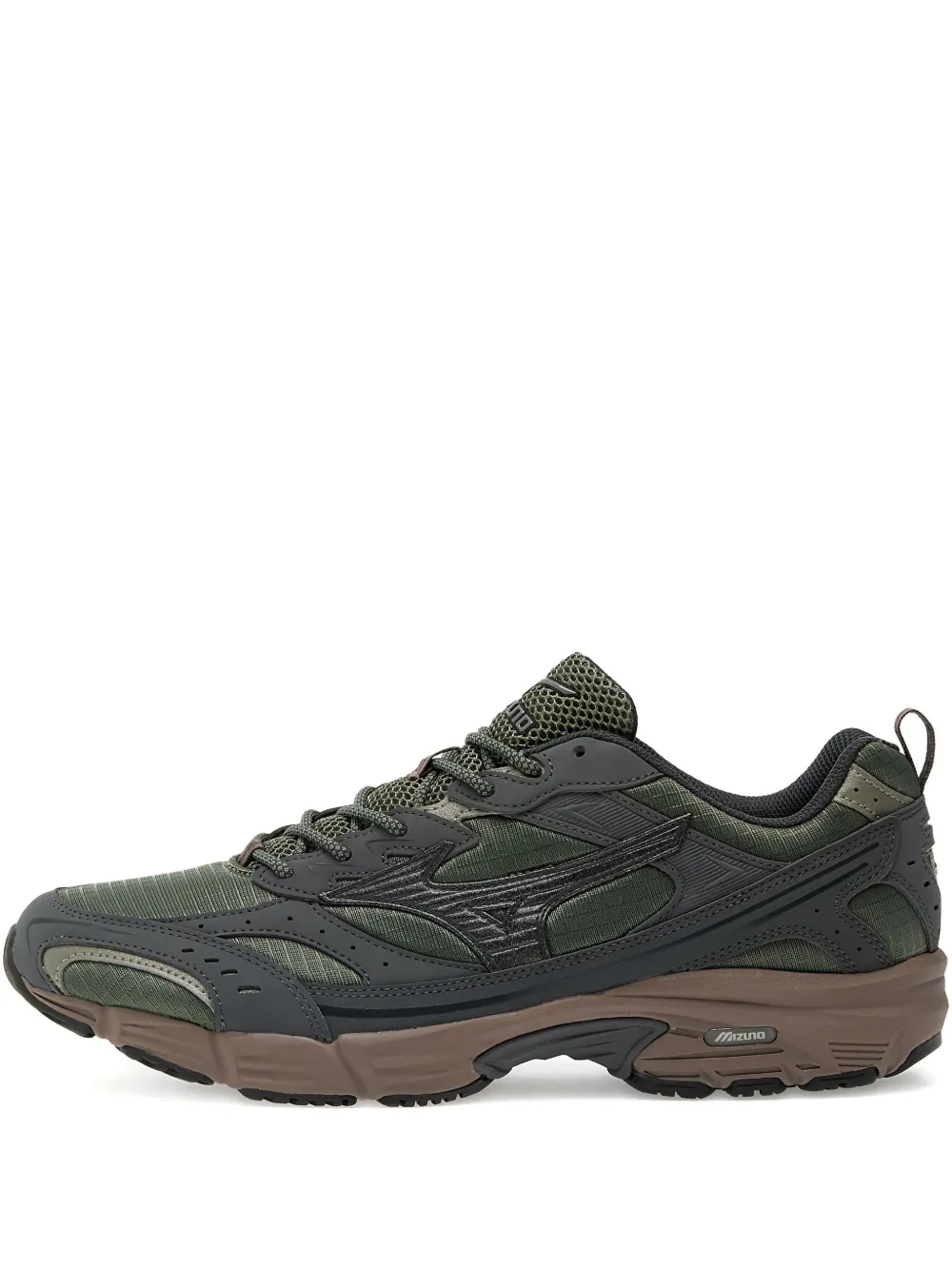 Mizuno Mxr Tech Casual Panelled Sneakers In Green
