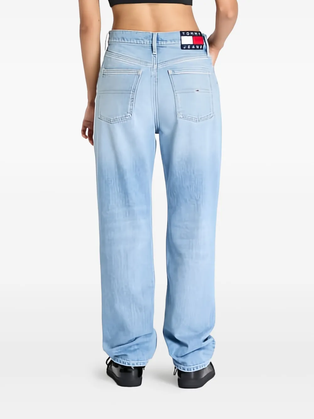 Tommy Jeans Izzie straight jeans Blauw
