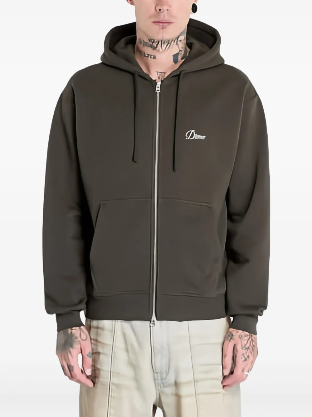 Dime Cursive Zip-up Hoodie