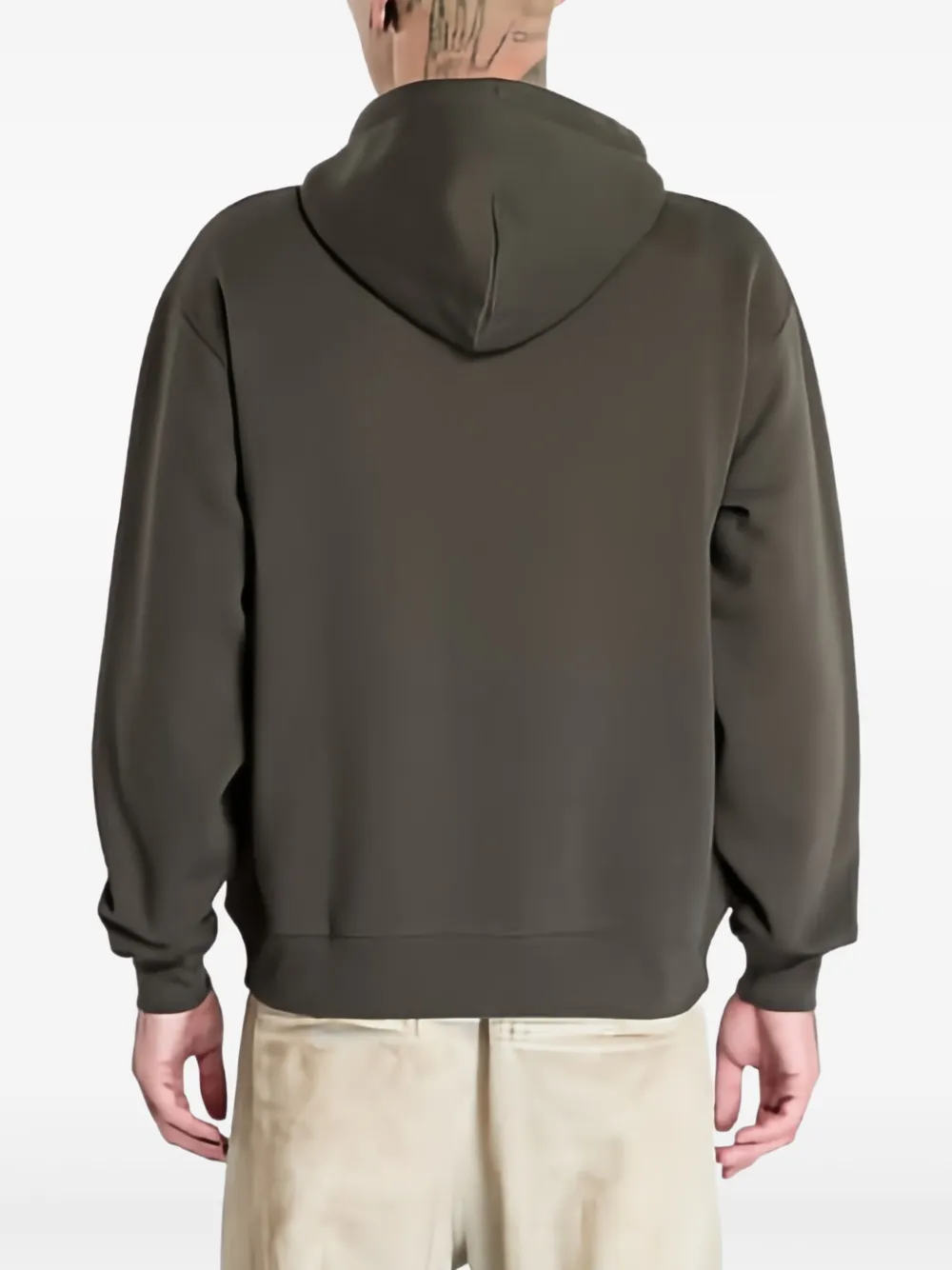 dime Cursive hoodie met rits Grijs