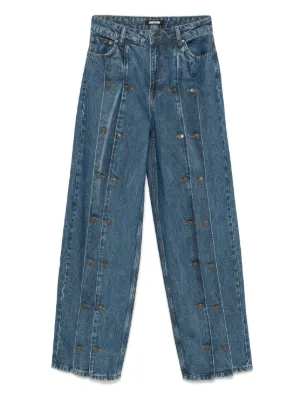 【ROTATE】レース ディテール ストレート ジーンズ ROTATE BIRGER CHRISTENSEN ウィメンズ デニム通販 - FARFETCH