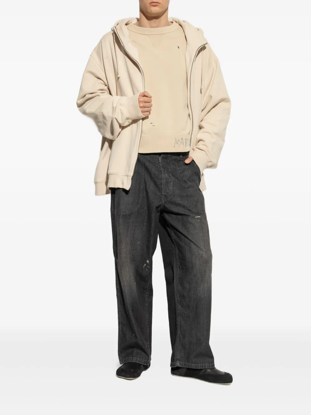 Maison Margiela chamarra de algodón | Chamarras con capucha | Image 2