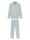 Hanro checked pyjama set - Blue